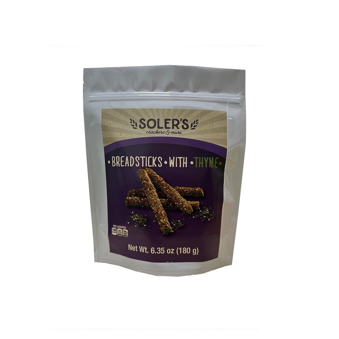 Soler's Breadsticks with Thyme - 180g - The Earthen Hollow