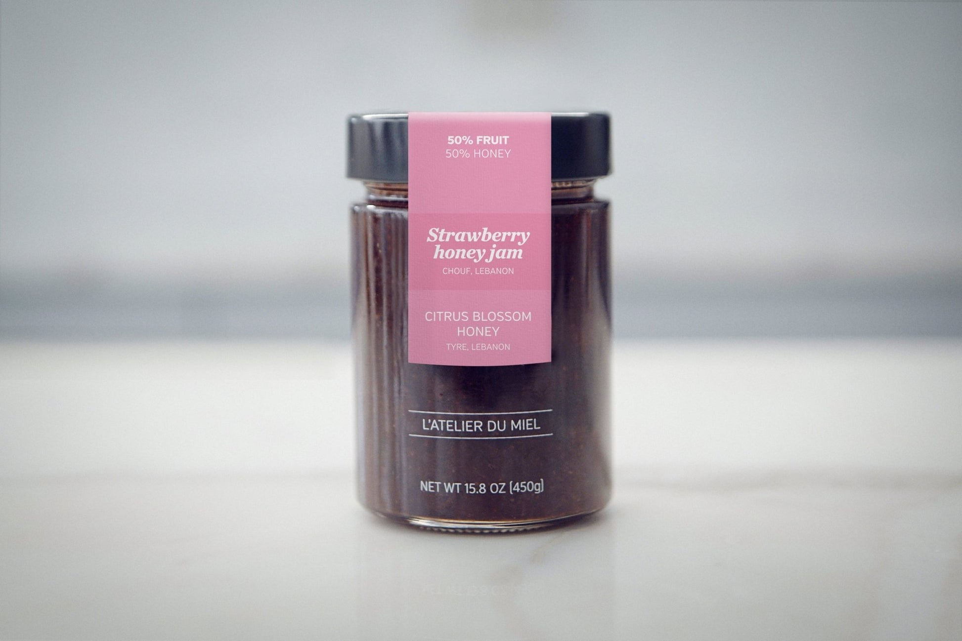 Strawberry Honey Jam - 450g - The Earthen Hollow