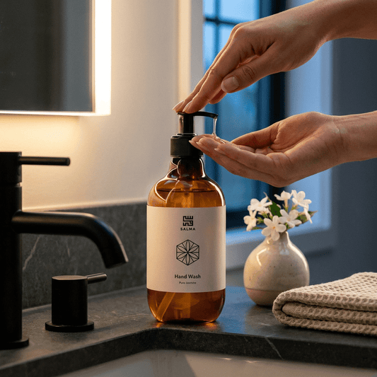 Moisturizing Jasmine Hand Wash - Eco - Luxe Skin Ritual | Salma Loves Beauty - The Earthen Hollow