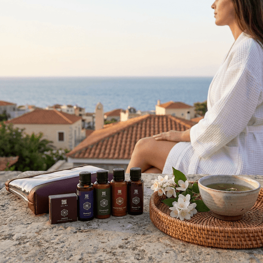 Pure Jasmine Travel Gift Set - Natural Staycation Kit | Salma - The Earthen Hollow