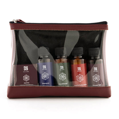 Salma Loves Beauty pure jasmine travel gift set with five travel size pieces