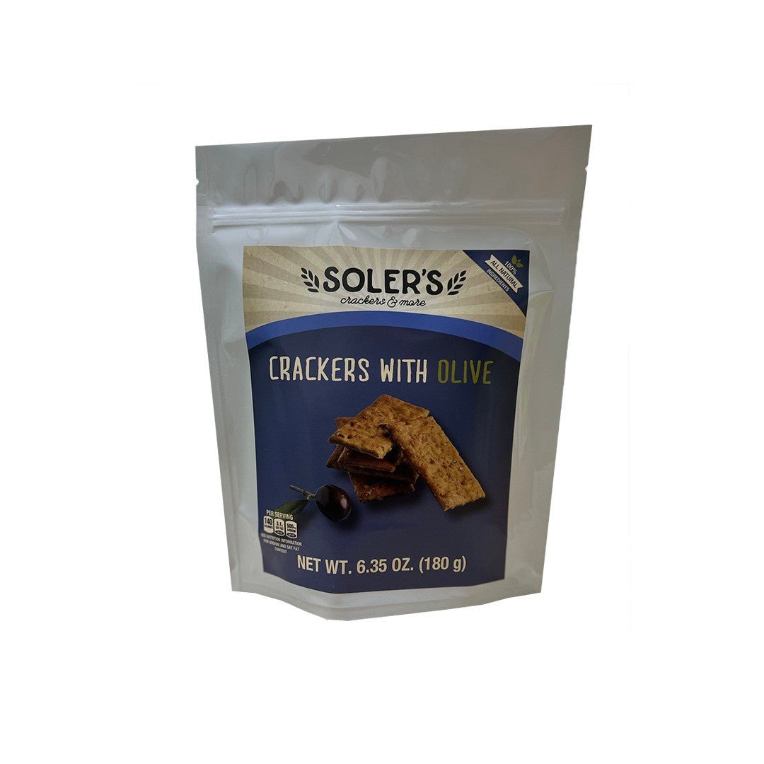 Soler's Crackers with Olive - 180g - The Earthen Hollow